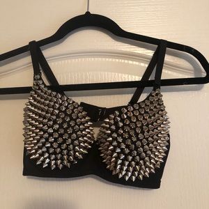 Studded bra